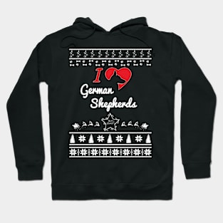 Merry Christmas GERMAN SHEPHERDS Hoodie